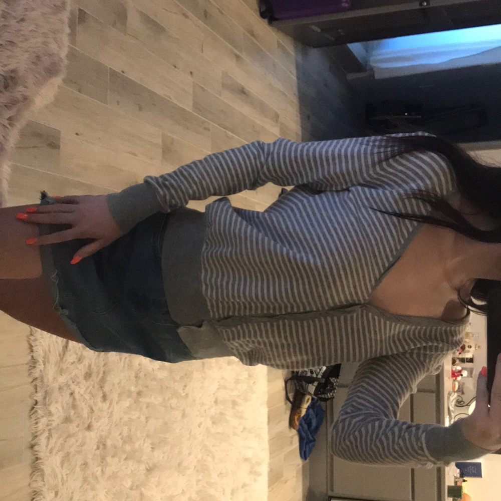 Striped cardigan